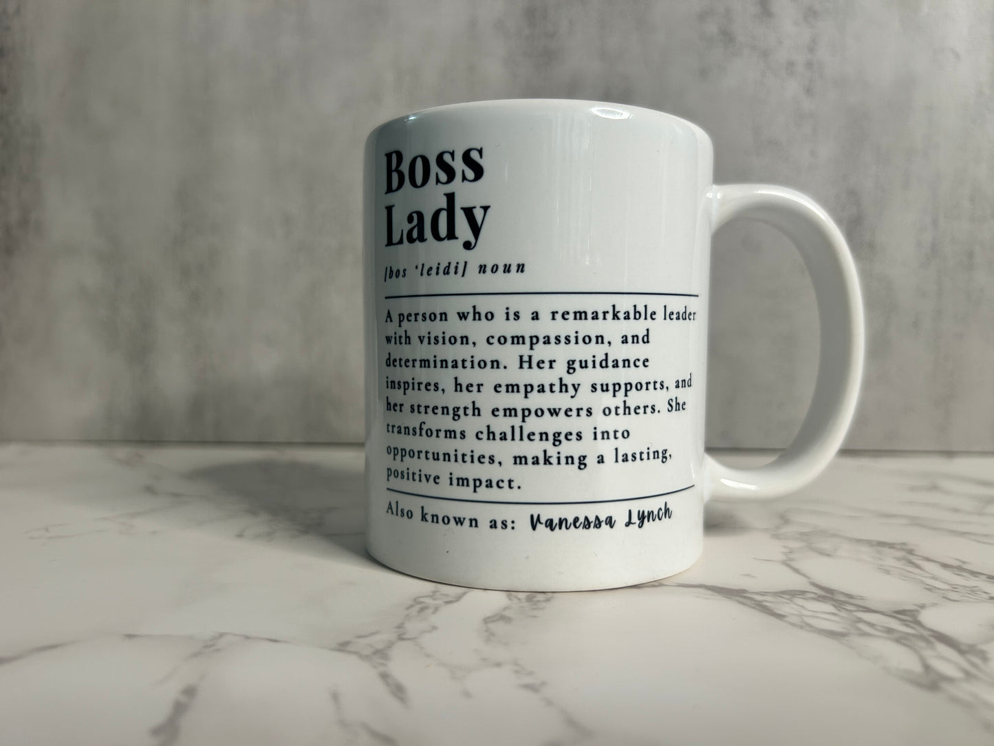 Boss Lady Definition Mug